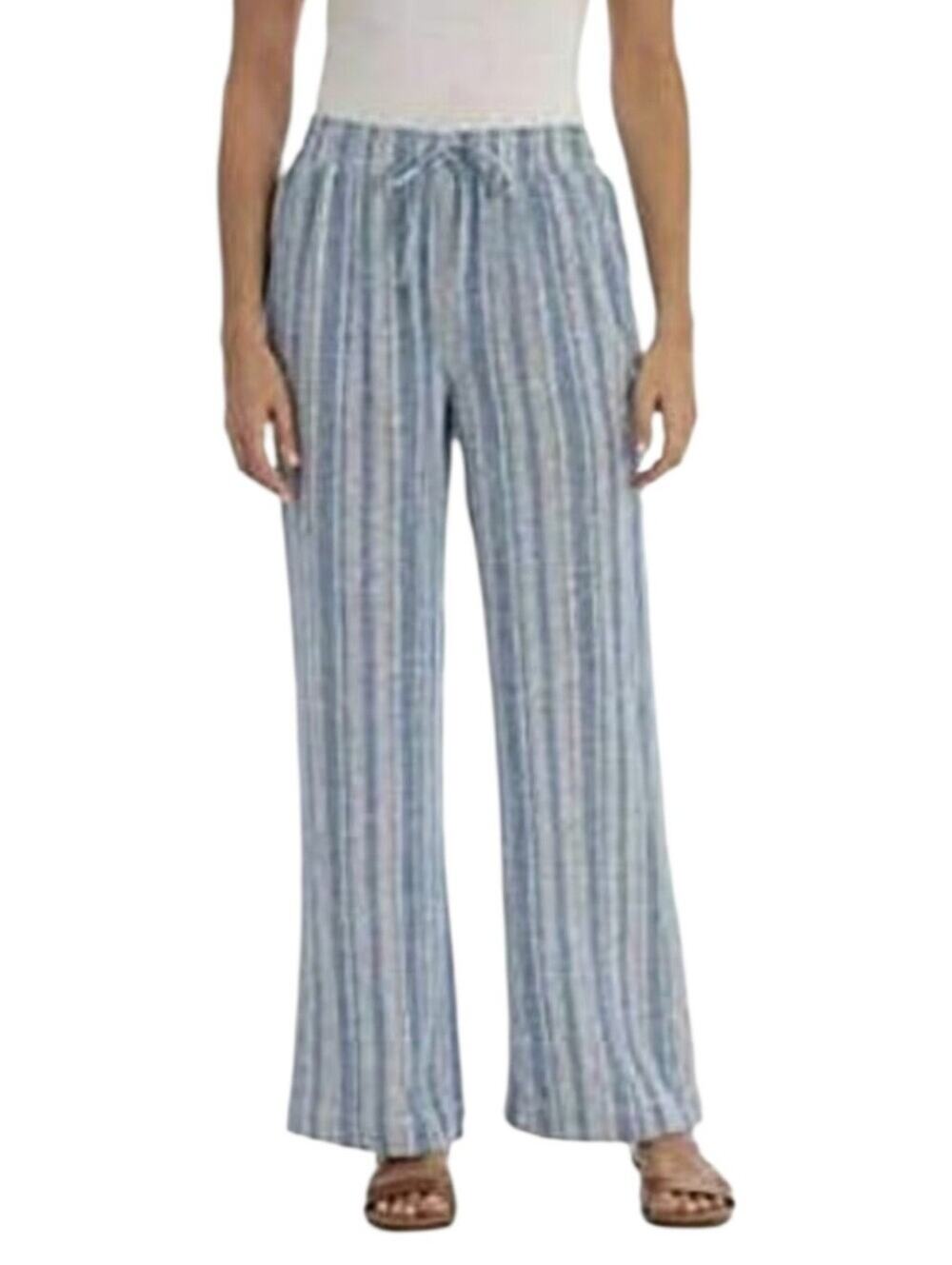 Briggs Ladies Linen Blend Pull-On Pant